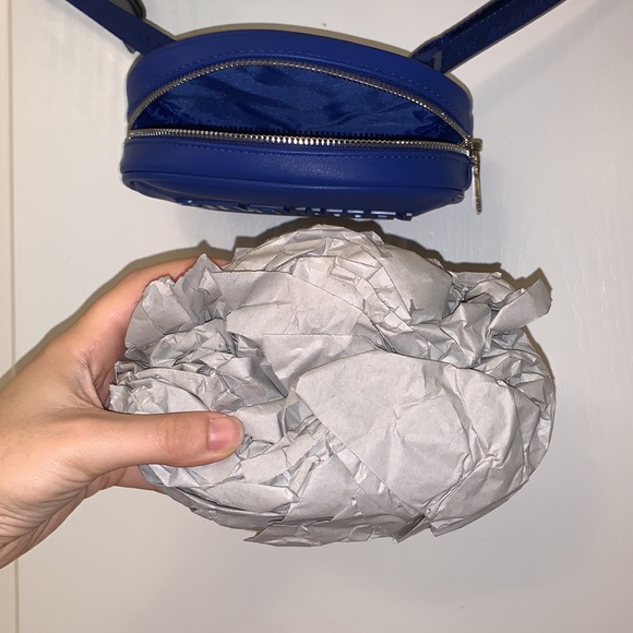 Steve Madden Royal Blue Leather Belt Bag - Picture 16 of 17